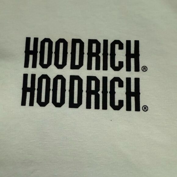 Hoodrich Crop Top T-Shirt XL White Tee - Picture 3 of 8